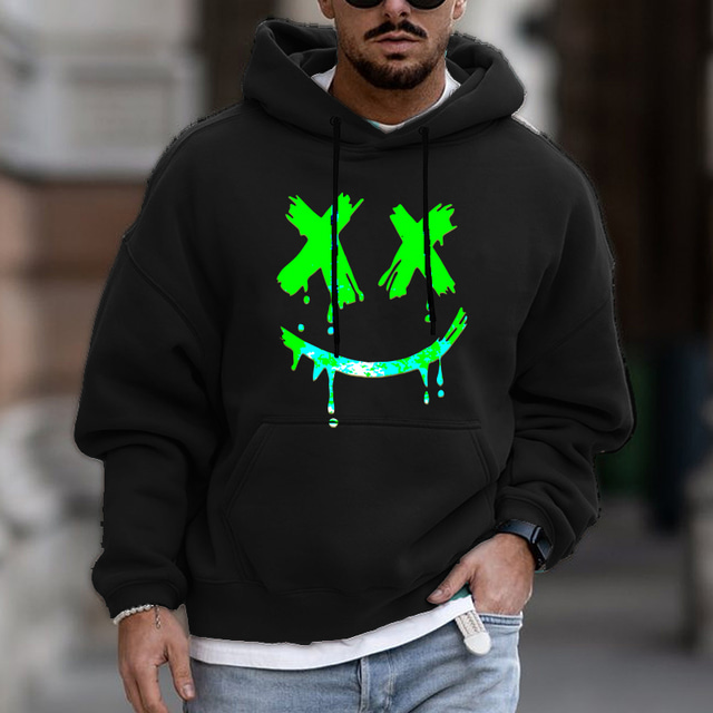 Homme Unisexe Sweat à capuche Bleu Denim Noir Vert Claire Rose Claire