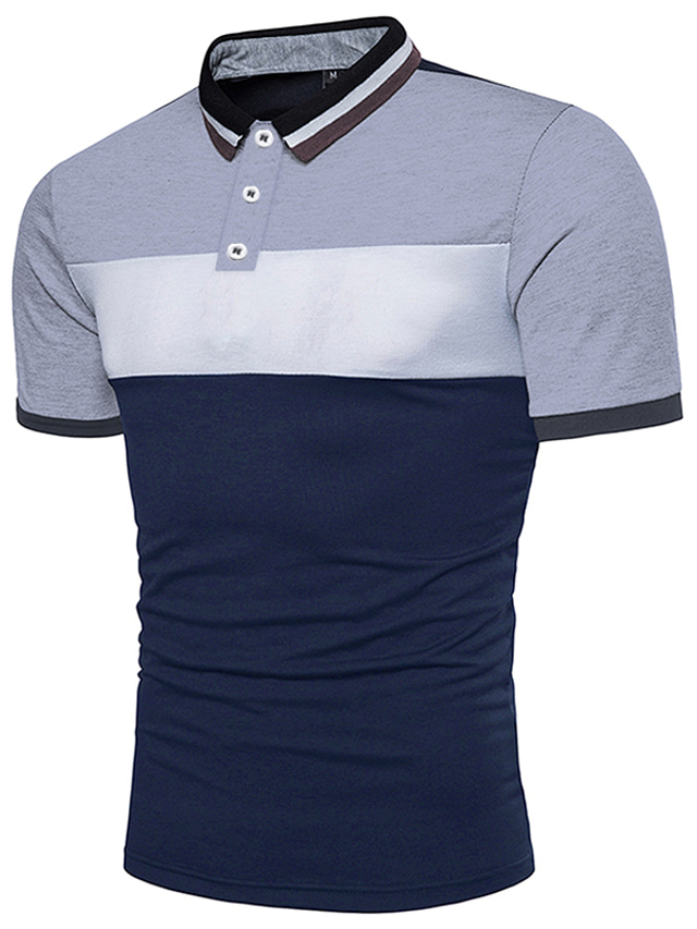 Men S Collar Polo Shirt Golf Shirt Tennis Shirt Active Summer Short