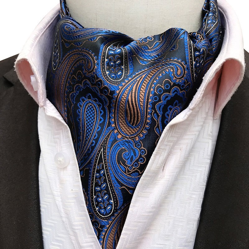 【在庫限り】 Men's Ties Cravat Ascot Mixed Color Plaid / Striped 絵画