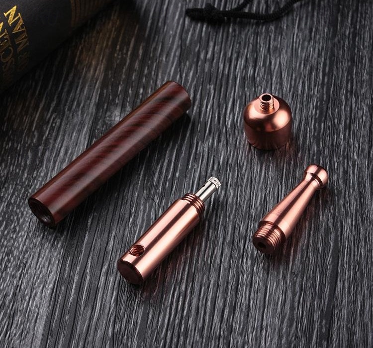 Changfeng Small Ashtray Old-fashioned Cigarette Bag Pot Dry Cigarette  Handmade Cigarette Rod Dual-use Pipe Cigarette Rod 2026