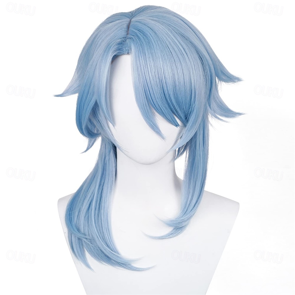 Uniquebe Aether Cosplay Wig Short Spiky Anime Cosplay Wig  display picture 3