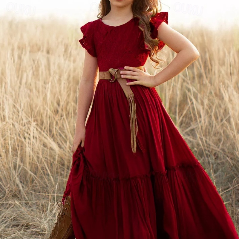 slim fit dress slacks THE HOLLY HOLIDAY GOWN (BURGUNDY)  The FOM Boutique