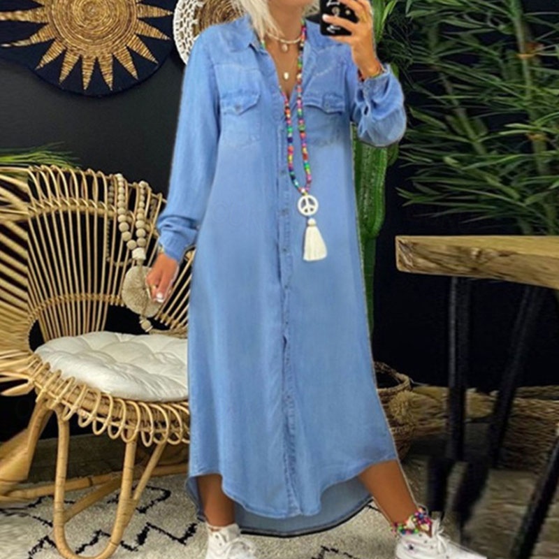 navy blue dress for baby girl The Montana denim shirt dress has been a favourite amongst the  @maye_the_label fans 💙, Talking through what I love about this dress, the  sizing and styling it up for some much needed winter inspo. ,