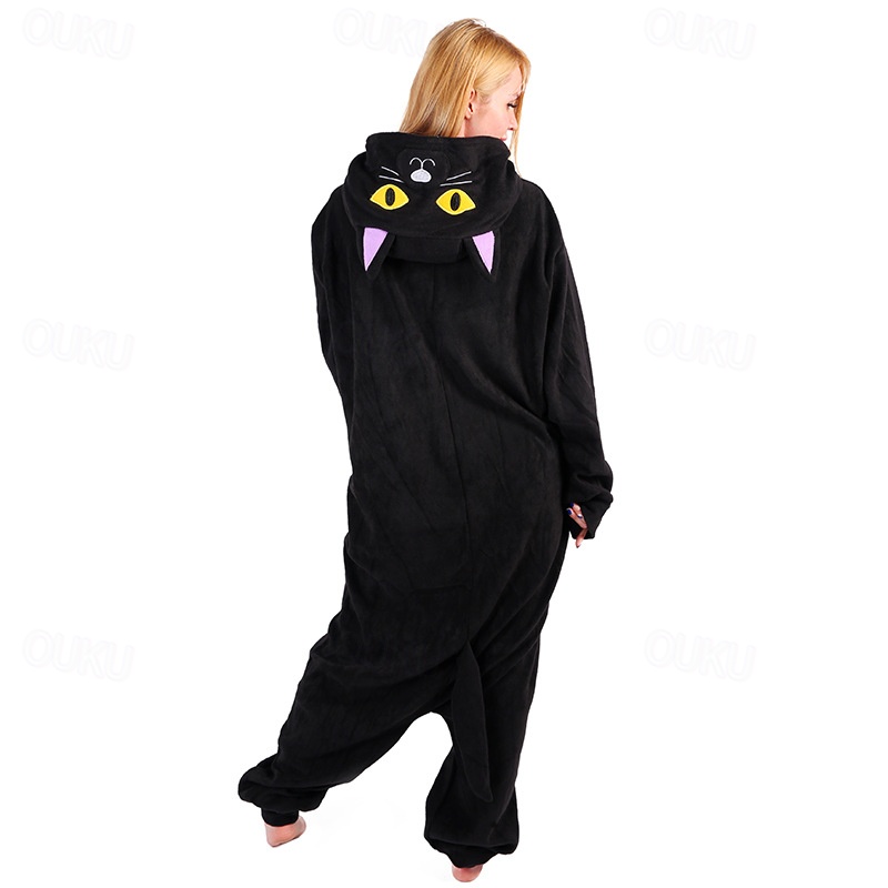 Pigiama intero unisex da donna, costume di Halloween da uomo, Unicorno arcobaleno a righe, Small-Medium