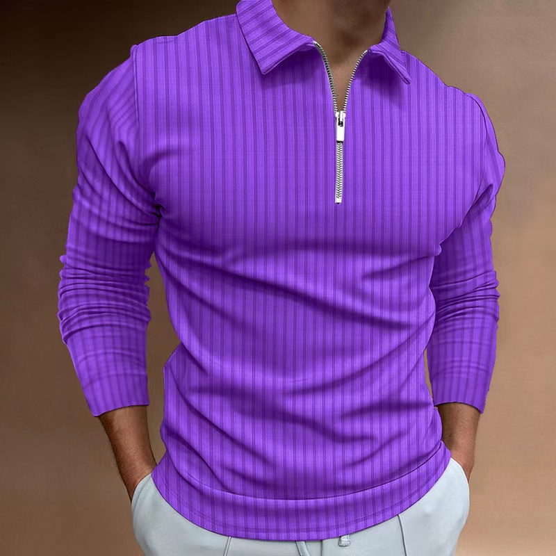 松山作　極上ようかい根付　19g 東Y7-0502⭐︎2F Men's Polo Golf Shirt Casual Quarter Zip Long Sleeve Casual