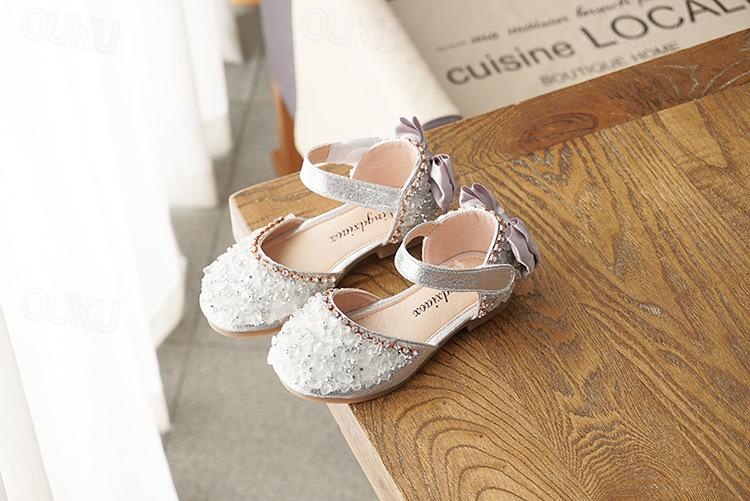 Chaussures à talons hauts violets pour filles, chaussures princesse en cuir rouge, robe pour enfants, chaussures de fête de mariage, bout rond 1-3CM