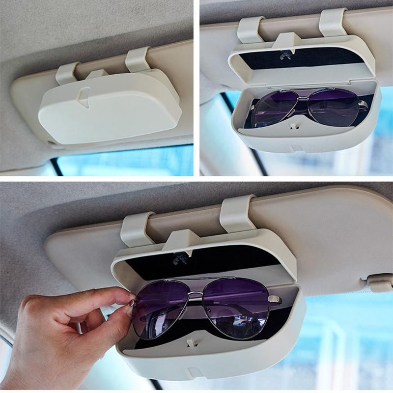 Range Lunettes Pare-soleil Étui à Lunettes De Voiture BAYINBROOK - Range Tes Lunettes Sur Le Pare-soleil ! Support Lunettes Auto Noir