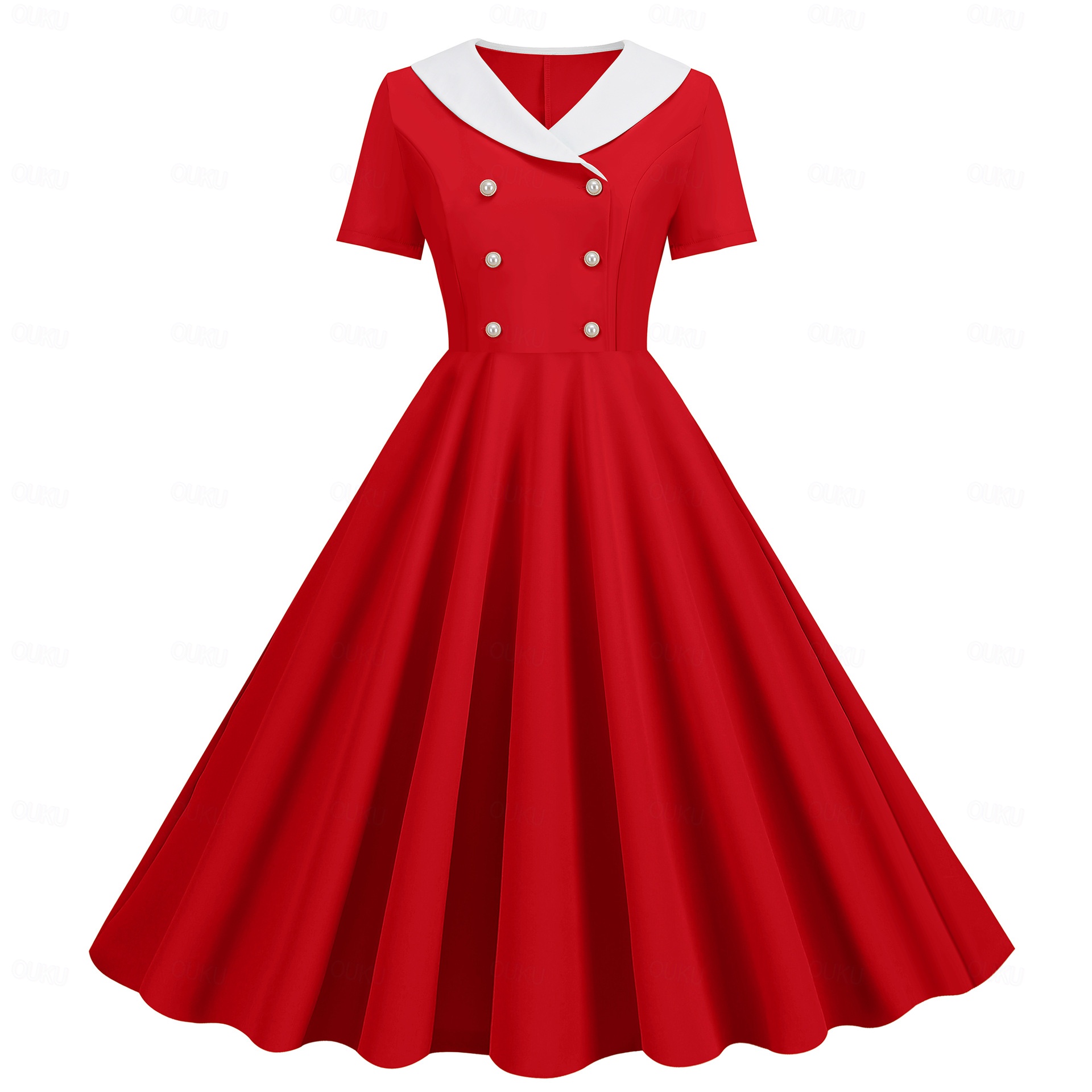 1950s Retro Vintage Swing Dress Flare Dress Fancy Dress Women's Carnival  Masquerade Casual Daily Bachelorette Party Adults' Dress Homecoming Dresses  2026 -  28.99