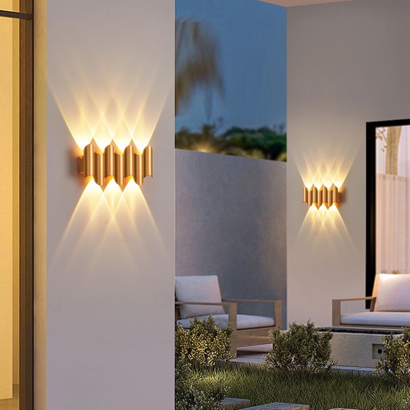 Up & Down LED Wall Lamp – IP65 Waterproof, Indoor/Outdoor, Warm White, Modern