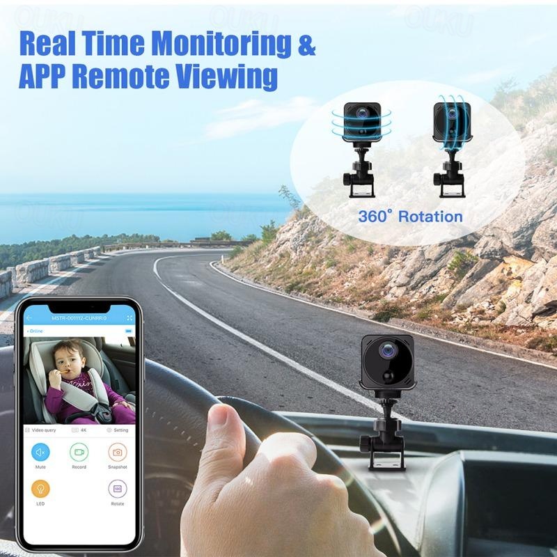 Looki® 1080P Cloud Wifi HD Camera Met IOS & Android App - I8 Wit Bestuurbare Ip Video Beveiligingscamera Met Ir Nachtzicht En Bewegingssensor Two Way Audio Babyfoon Met App 1024x951