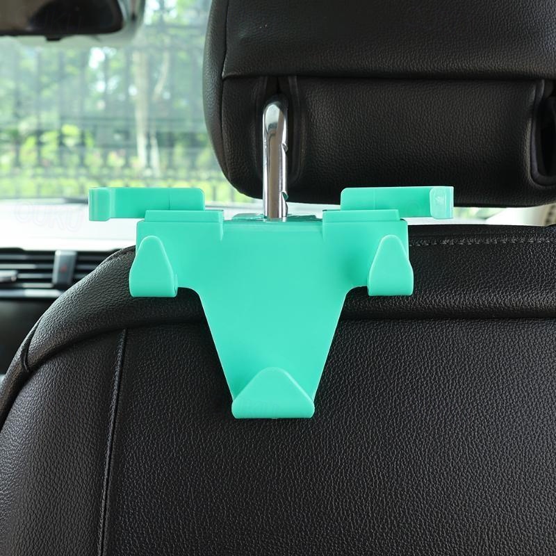 6 stuks multifunctionele achterbankhaken, opbergtas voor in de auto