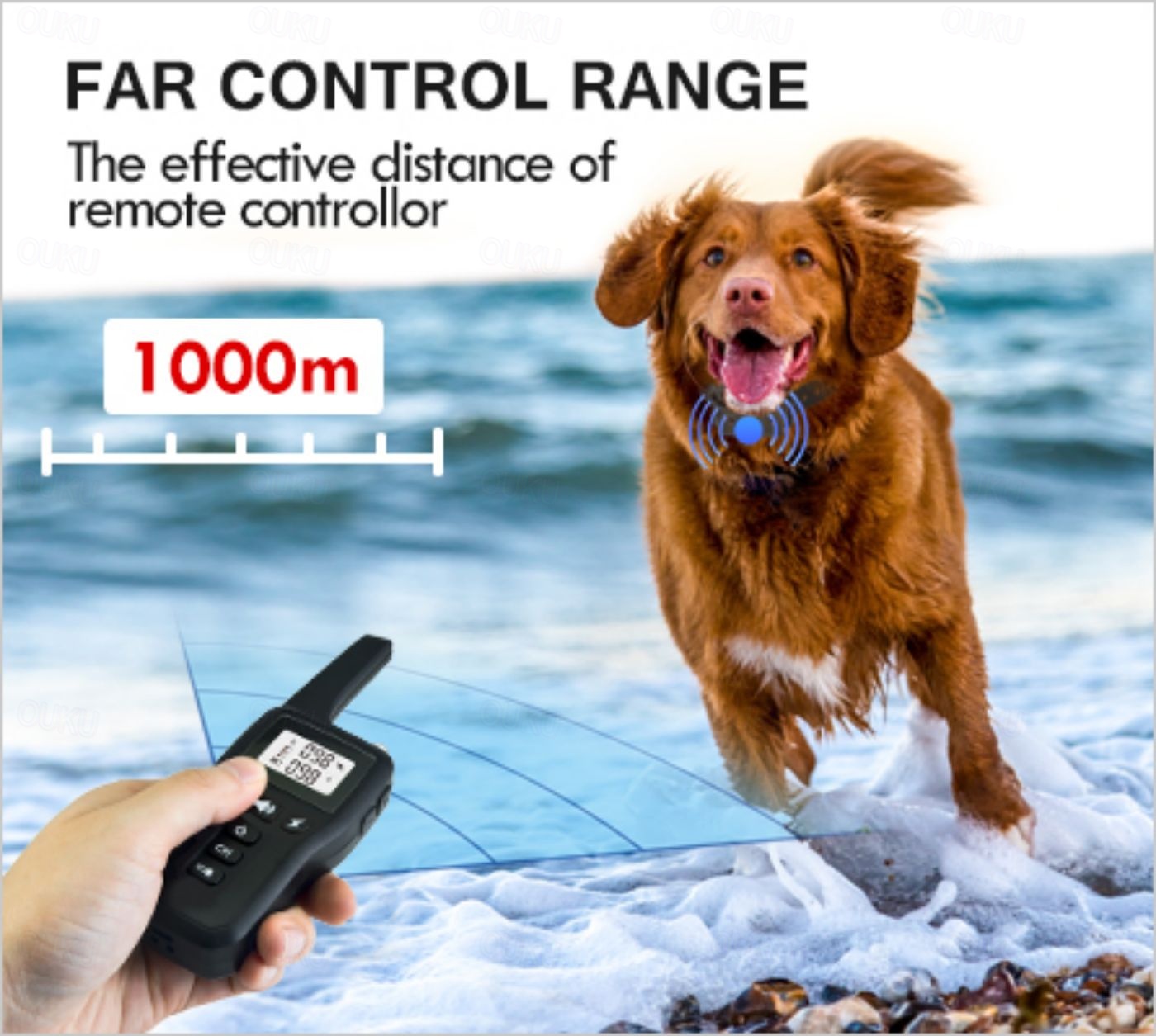 Hundetraining Anti-Bellen Halsband Schockhalsband Clicker Schockhalsband  fr Hunde mit Fernbedienung Gerte zum Bellen des Hundes Hund  Multi-Funktional Elektrisch Hunde Haustiere Trainer Anti Bark 2026 -  58.99
