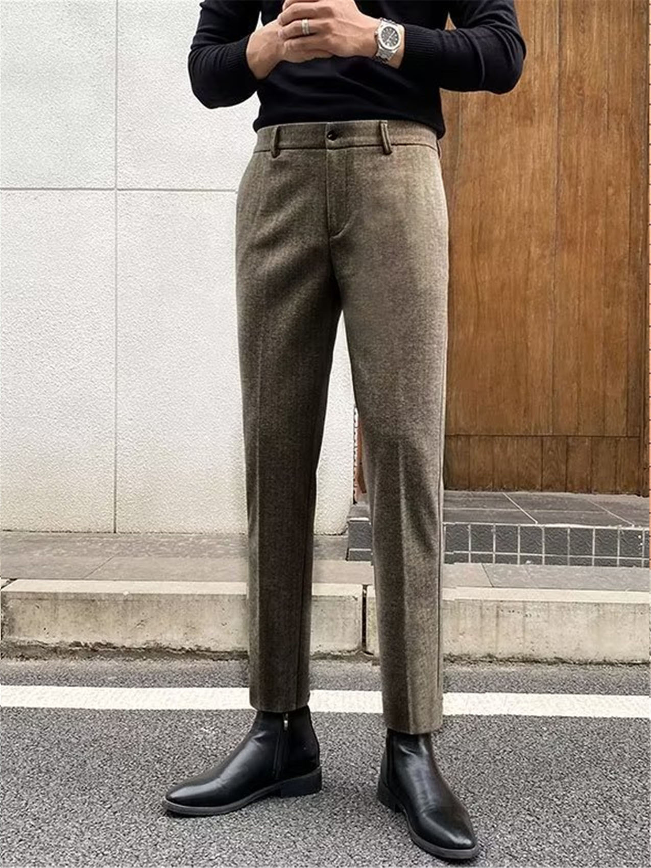 men's dress pants for winter Amazon.com: TACVASEN Winter Work Pants for Men Fleece Lined Black Golf Dress  Pants Slim Fit Stretch Waterproof Business Casual Trousers with Pockets :  Clothing, Shoes & Jewelry