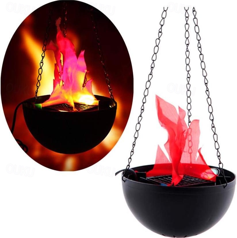 FIRE SHADE ～炎舞～ 氷舞〜ランタンアクセサリー Hanging Flame Light Halloween LED Fake Fire Flame Simulated Flame