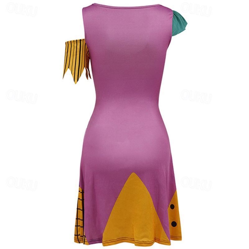 The Nightmare Before Christmas Sally Dress Adults' Women's Scary Costume  Performance Party Christmas Carnival Mardi Gras Easy Carnival Costume 2026  -  69