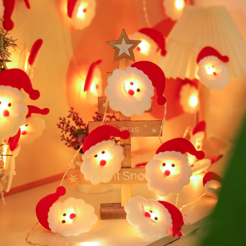 Batteriebetriebene LED-Lichterkette (5m, 50 LEDs, Warmweiß) – Wasserdicht, Biegbar, Für Garten & Deko