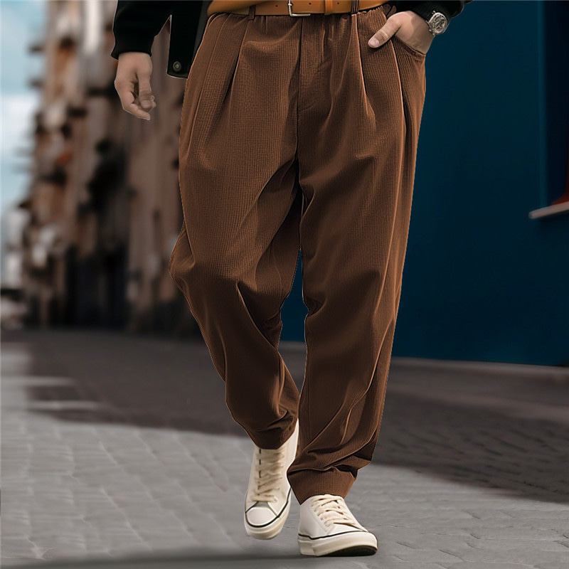 holiday dress pants men Furry Santa Suit Pants