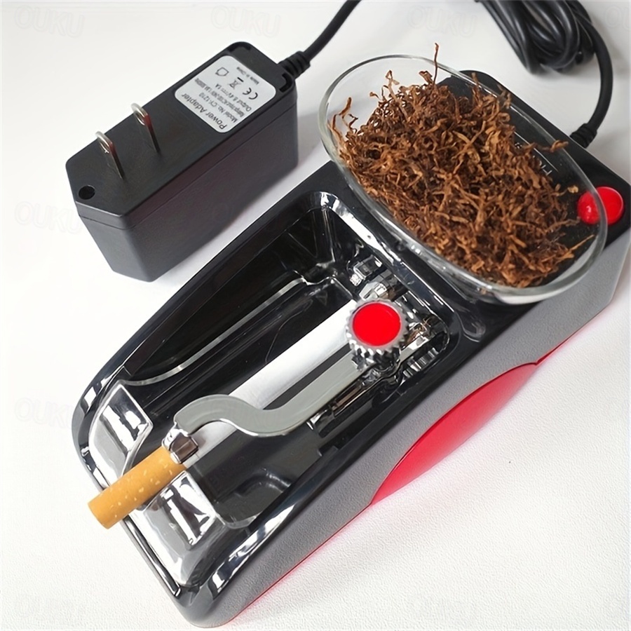 electric rolling cigarette machine 1pc Electric Cigarette Roller 5th Generation Electric Cigarette Roller  Cigarette Rolling Machine For 8mm/6.5mm Empty Smoking Tube Cigarette  Tamping Machine Portable Household Electric Cigarette M 2026