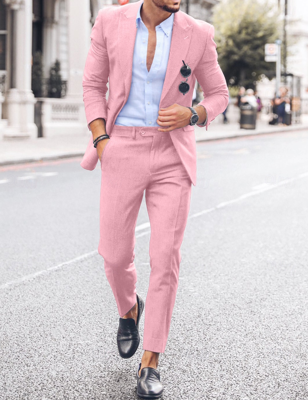 Costume 2 Pièces Pour Homme - Coupe Ajustée Classique - Idéal Mariage, Cérémonie Ou événement Formel - 4