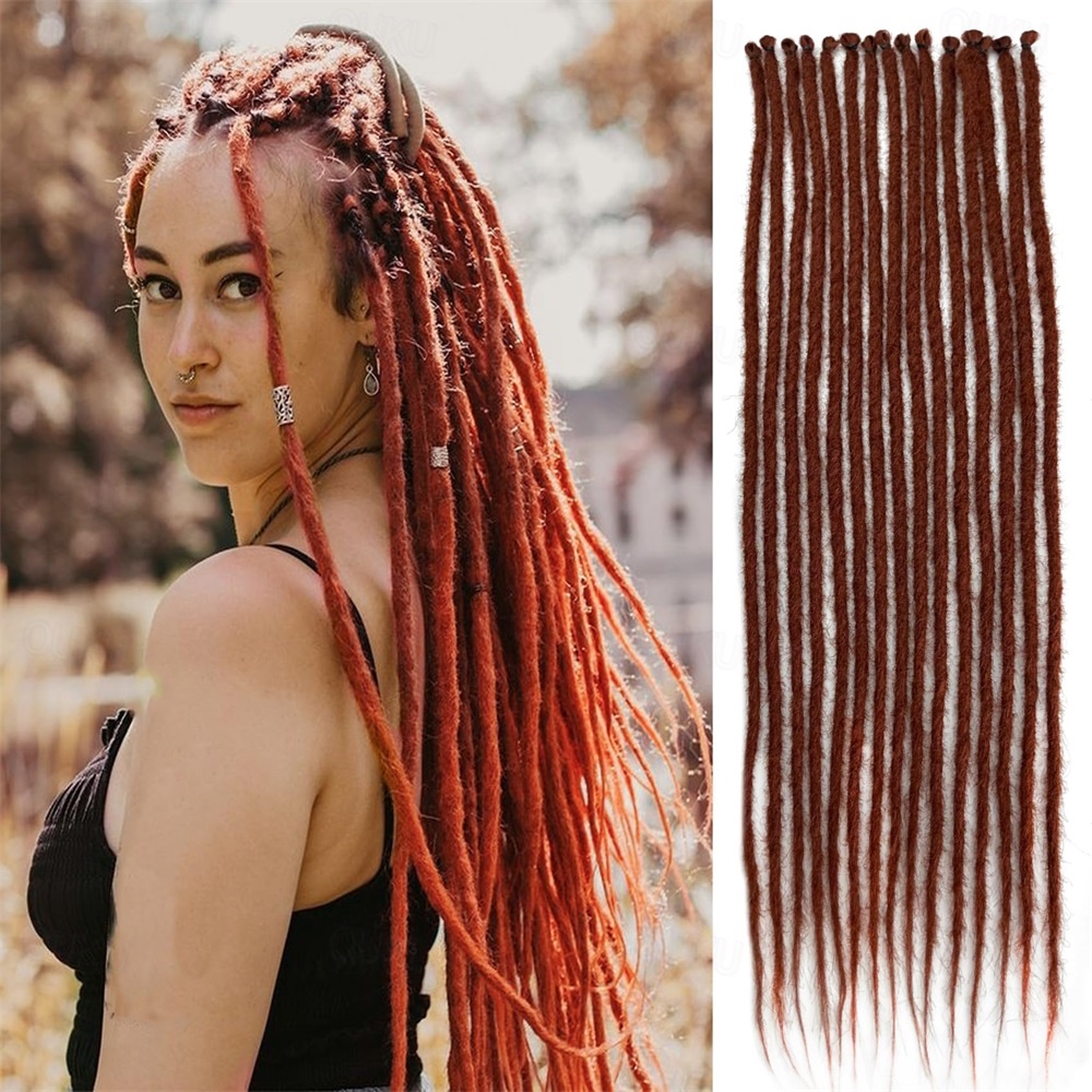 Paraglame 24 Inch Ombre Honey Blonde Dreadlock Extensions Single