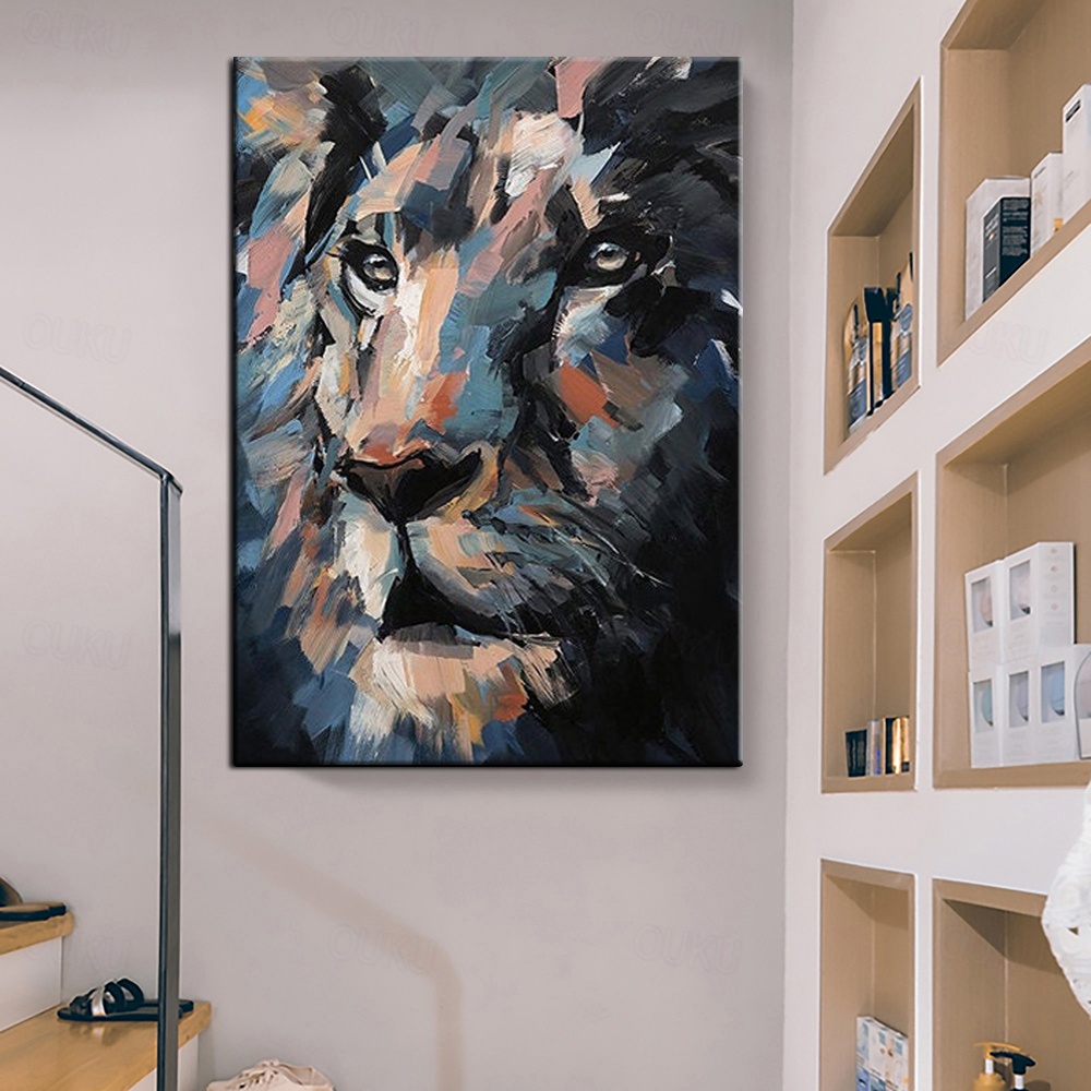 Amazon.co.jp: ヒョウキャンバスプリント、野生動物の壁アート