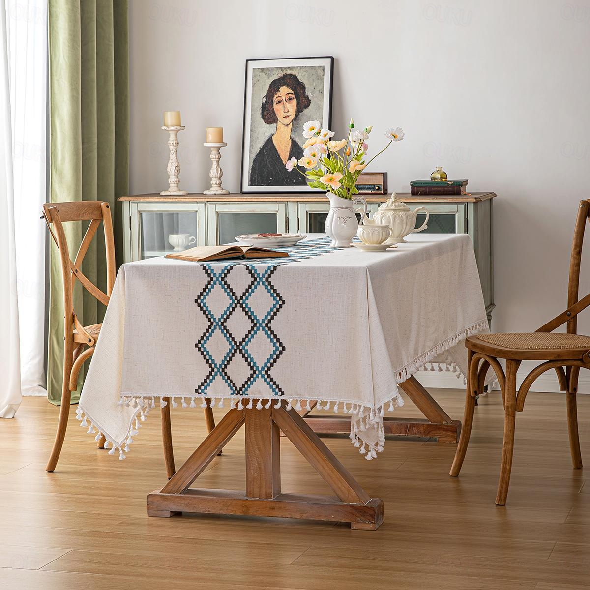 Mantel De Hule, Fácil De Limpiar, Lavable, Diseño De Rosas, Color Gris Antiguo, 220 X 140 Cm