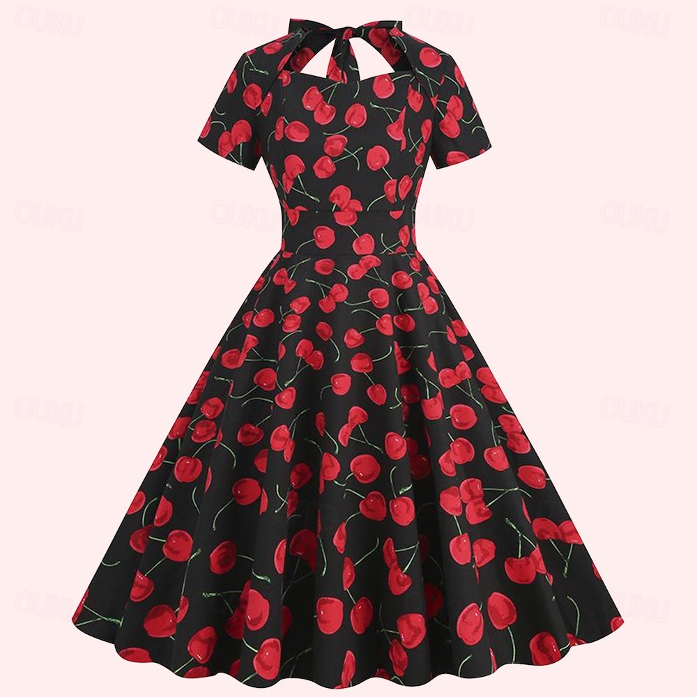 Retro Vintage 1950s Rockabilly Dress A-Line Dress Swing Dress Polka Dot Fruit Fancy Dress Women's Halloween Carnival Masquerade Daily Wear Bachelorette Party Adults Dress Homecoming Dresses 2026 - AU $28.49 Retro Vintage 1950s Rockabilly Dress A-Line Dress Swing Dress Polka Dot Fruit Fancy Dress Women's Halloween Carnival Masquerade Daily Wear Bachelorette Party Adults Dress Homecoming Dresses 2026 - AU $28.49