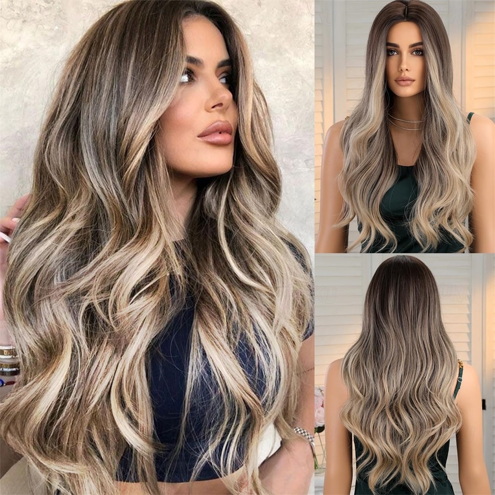 ombre synthetic curly wig