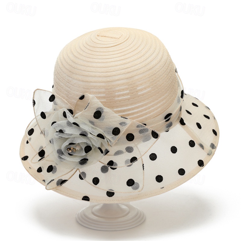 1950's 'Let's Twist' White Cotton Rockabilly Bucket Hat 2024