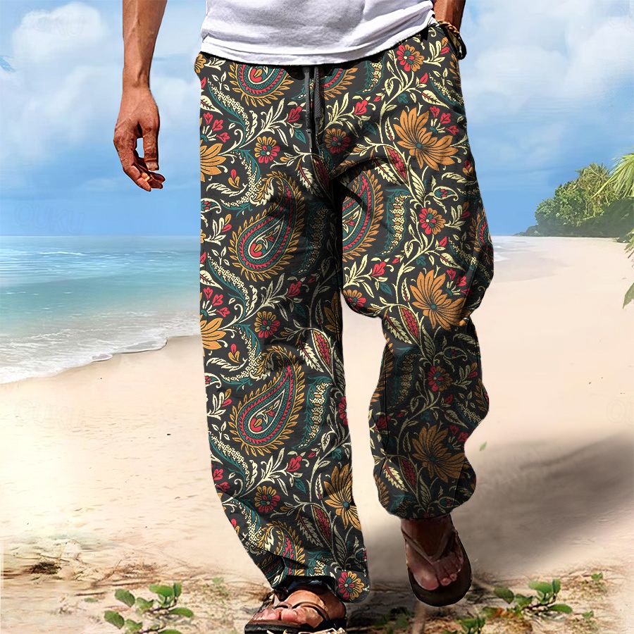 パンツ BUDSPOOL FIRE PATTERN HAWAIIAN PANTS BUDSPOOL FIRE PATTERN HAWAIIAN PANTS