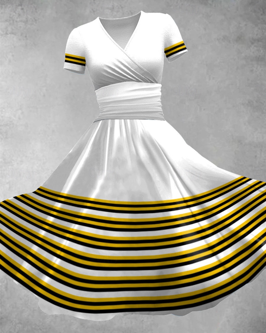 Swing Dress Flare Dress Rainbow LGBT LGBTQ Cosplay Adults' Women's  Masquerade Pride Parade Pride Month Dress Up 2026 -  27