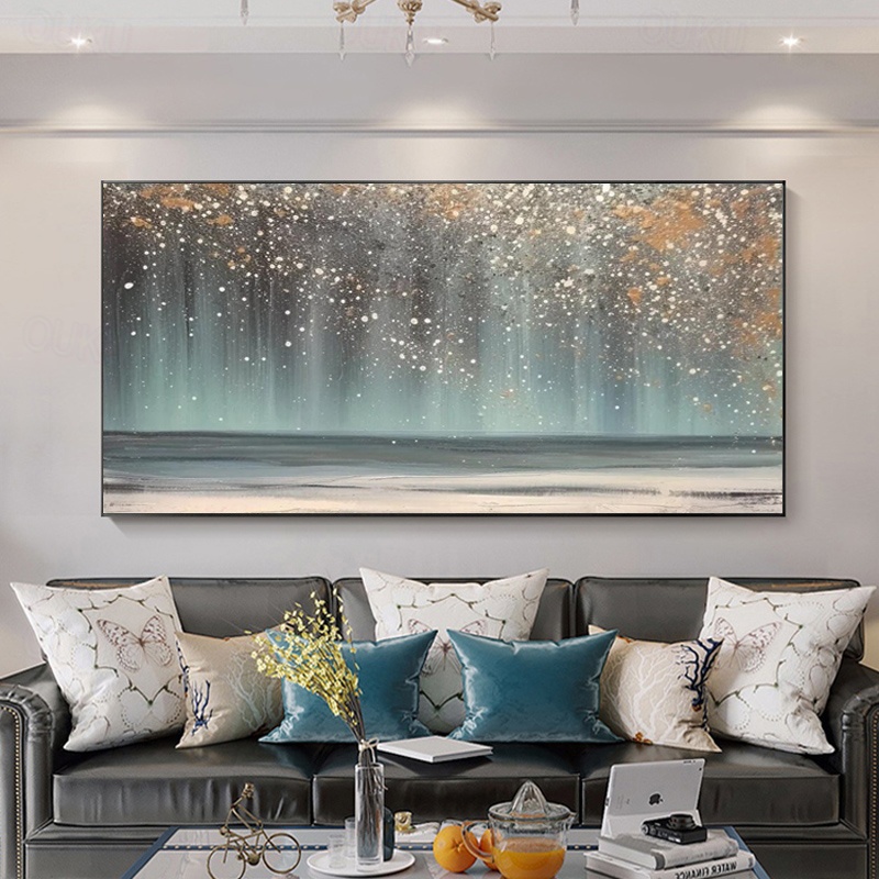 Brilliant original Painting on offers canvas,Abstract Boho 3D wall art, Fancy landscape,MinimaList living room acrylic painting,Hand painted art