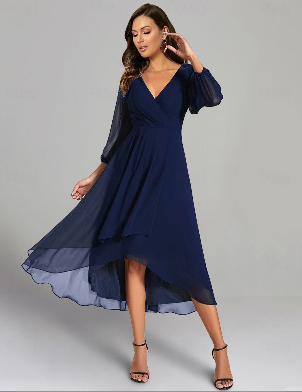 business casual women dress LMSXCT Women Long Sleeve Ruffle Bodycon Work Dresses Solid Slim Fit Ruched  High Waist Business Casual Office Pencil Dress Black at Amazon Women's  Clothing store