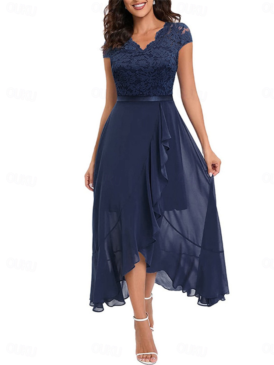 cut maxi dress Santiago Cut-Out Ruffle Maxi Dress Ice Blue