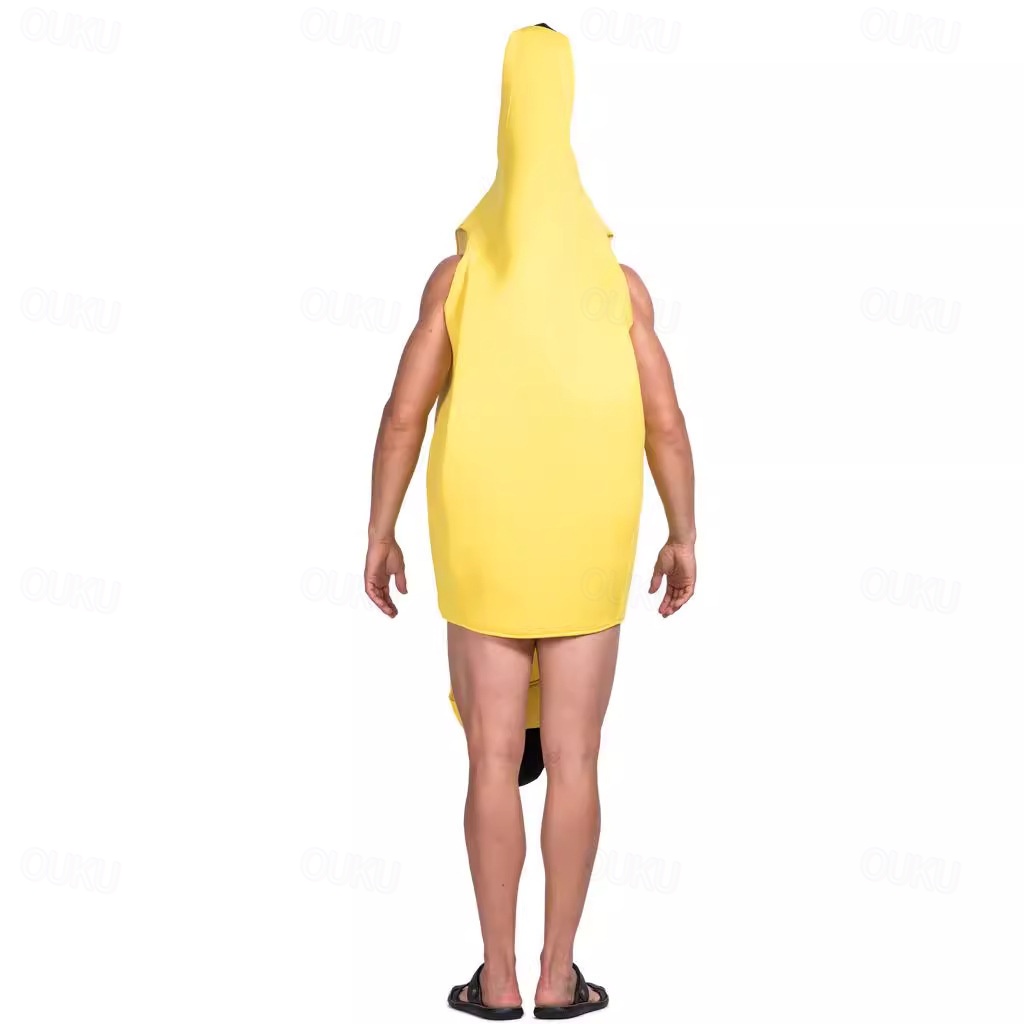 sexy banana suit playground] Carnival Clothing Cosplay Adult/Children Funny Sexy Banana  Costume Novelty Halloween Christmas Carnival Party Decorations [New] main image 0