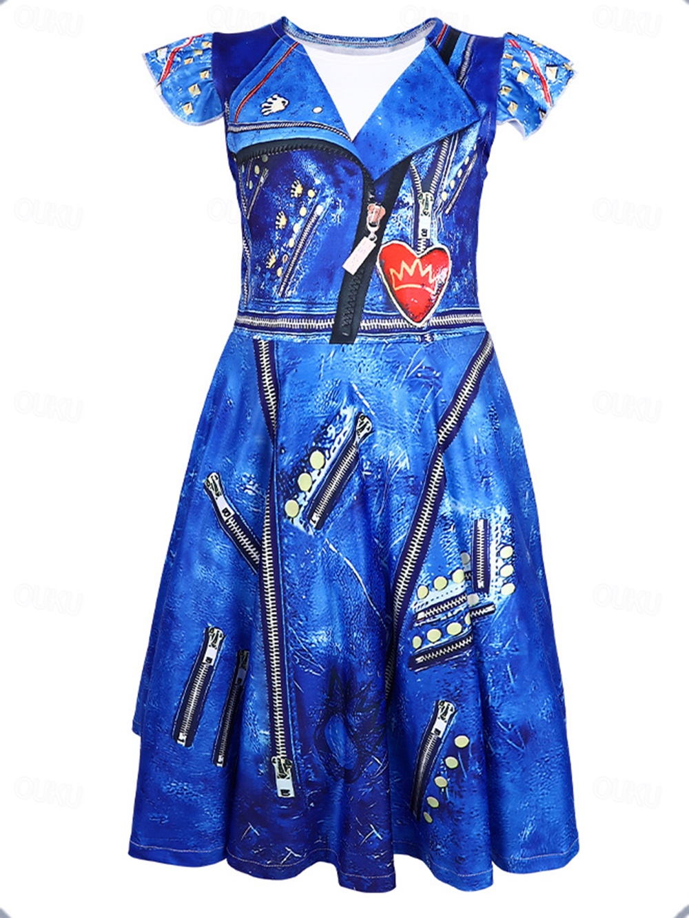 Evie Dress Cosplay Costume for Girls' Kids Masquerade Causal 2026