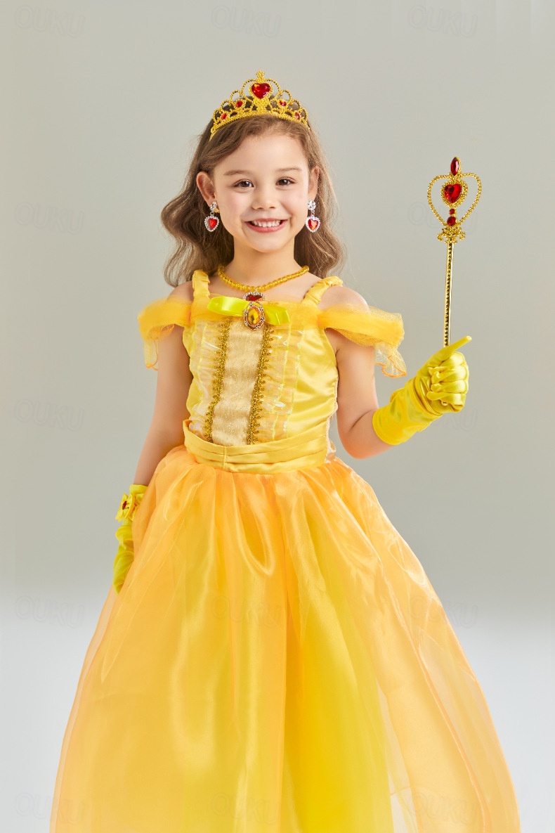 Beauty and the beast flower girl dresses online