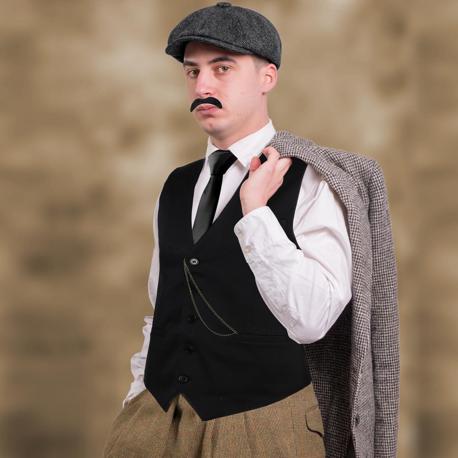 Tuxedo Great Gatsby Party Mens Outfit Bonnie And Clyde Costume BABEYOND 1920s Mens Gatsby Gangster Accessories Tuxedo Great Gatsby Party Mens Outfit Bonnie And Clyde Costume BABEYOND 1920s Mens Gatsby Gangster Accessories