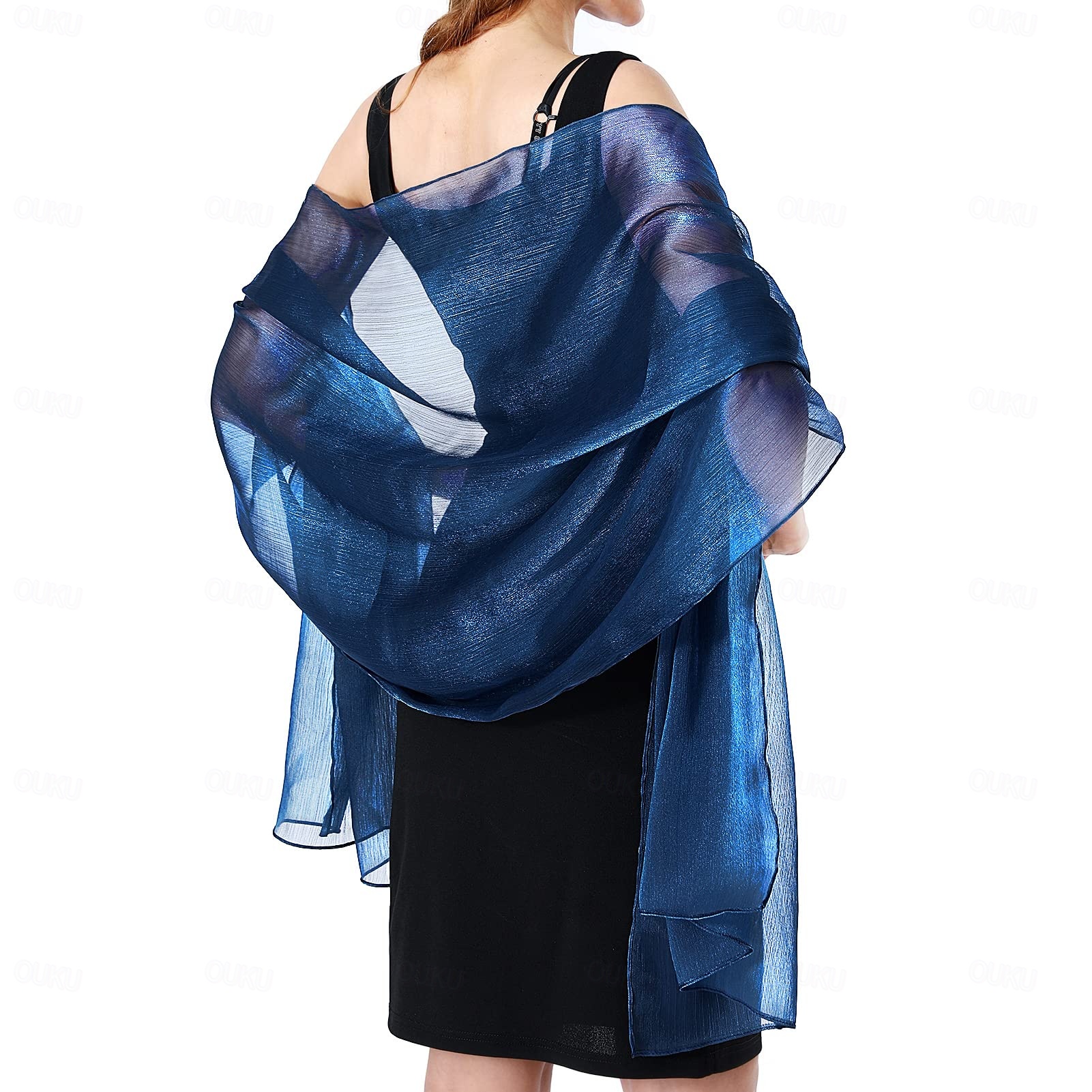 Ladiery Sheer Crepe Shawls and Wraps for Formal Evening Party,Women Soft Shimmer Light-weight Travel Festival Shawl 2026 - 23 Ladiery Sheer Crepe Shawls and Wraps for Formal Evening Party,Women Soft Shimmer Light-weight Travel Festival Shawl 2026 - 23