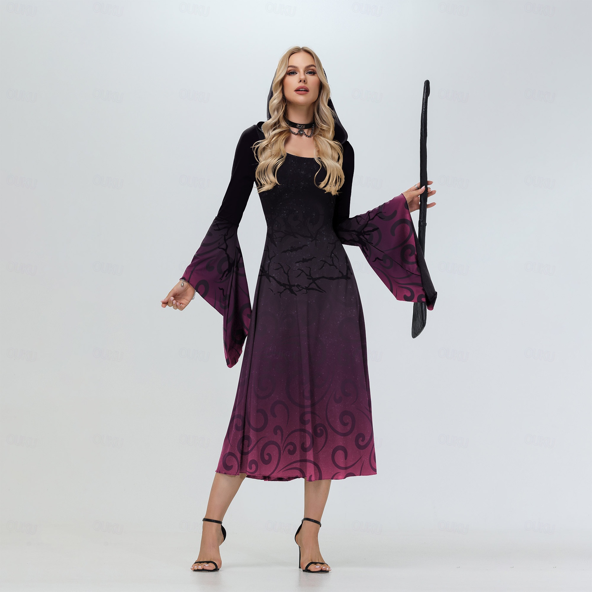 Walpurgis Night Dress Witch Winifred Hocus Pocus Punk & Gothic Adults' Women's Masquerade Party / Evening Dress Up 2026 - CAD $62.99 Walpurgis Night Dress Witch Winifred Hocus Pocus Punk & Gothic Adults' Women's Masquerade Party / Evening Dress Up 2026 - CAD $62.99