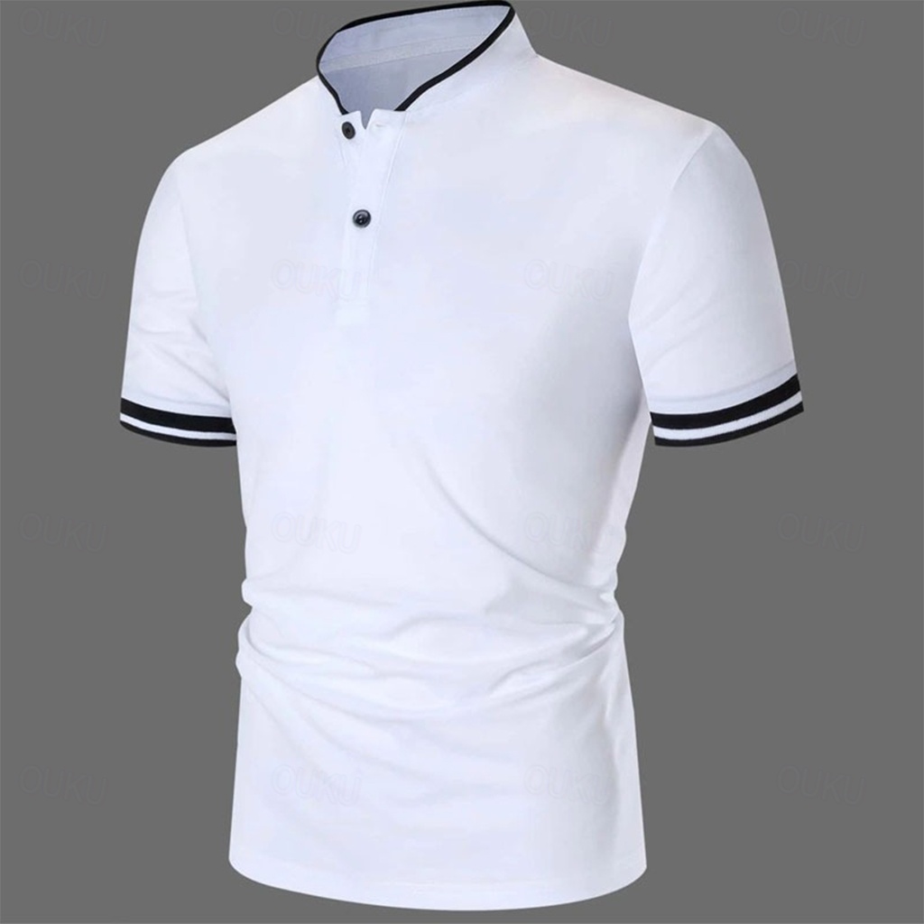 ERECTRICGOLF FIVEBUTTONS POLO WHITE Lサイズ ERECTRICGOLF FIVEBUTTONS POLO WHITE Lサイズ