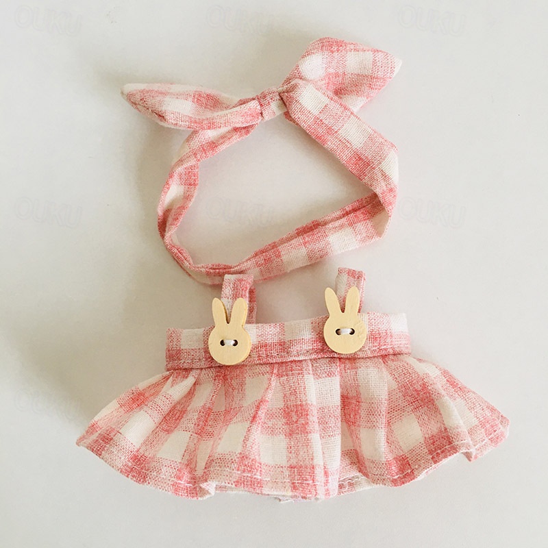 Vestido Floral Para Muñeca La-bu, Color Menta Con Lazo Y Capucha, Tela Suave Hipoalergénica, Regalo Ideal Para Coleccionistas
