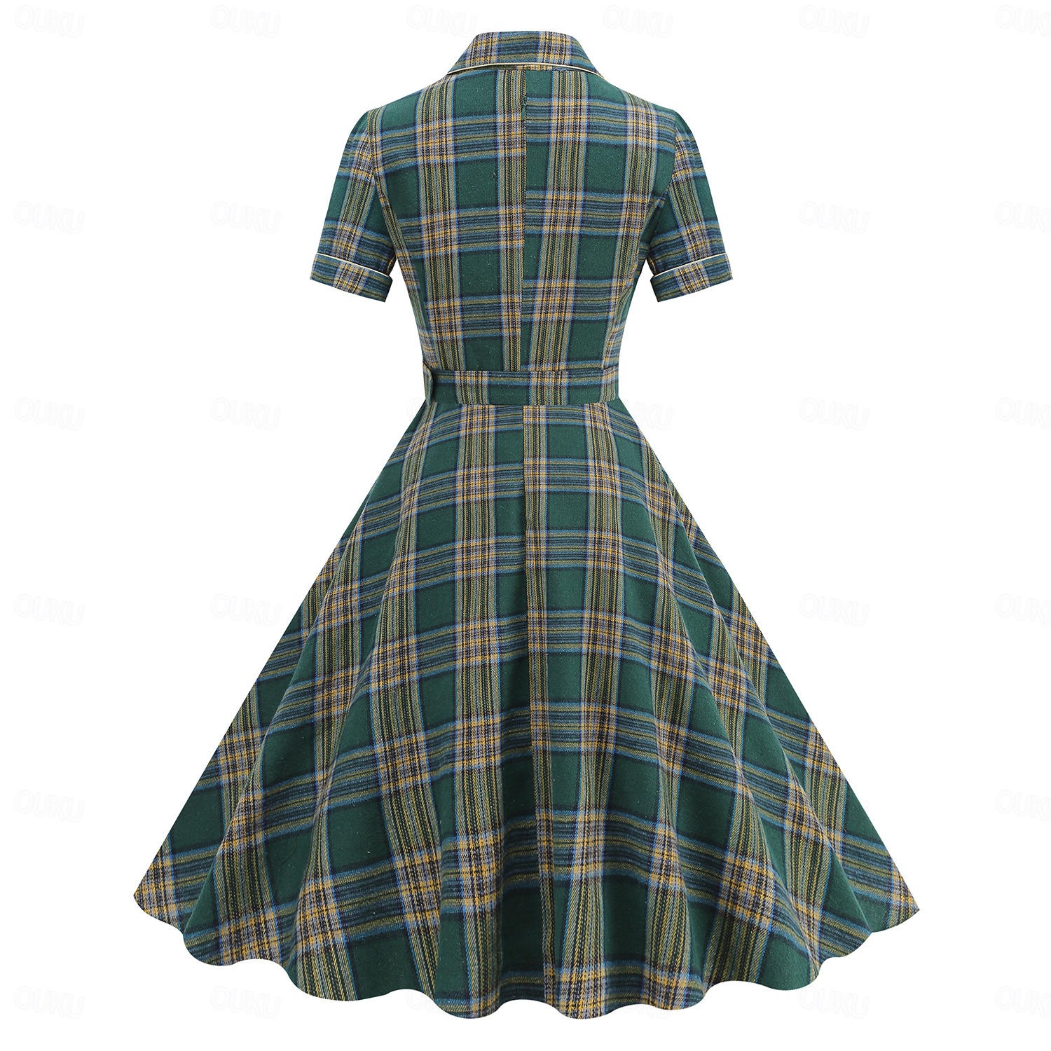 Retro Vintage 1950s Hepburn Dress Flare Dress Grid / Plaid Fancy Dress Women's Masquerade Event / Party Bachelorette Party Festival Adults' Dress Homecoming Dresses 2026 - CAD $62.99 Retro Vintage 1950s Hepburn Dress Flare Dress Grid / Plaid Fancy Dress Women's Masquerade Event / Party Bachelorette Party Festival Adults' Dress Homecoming Dresses 2026 - CAD $62.99