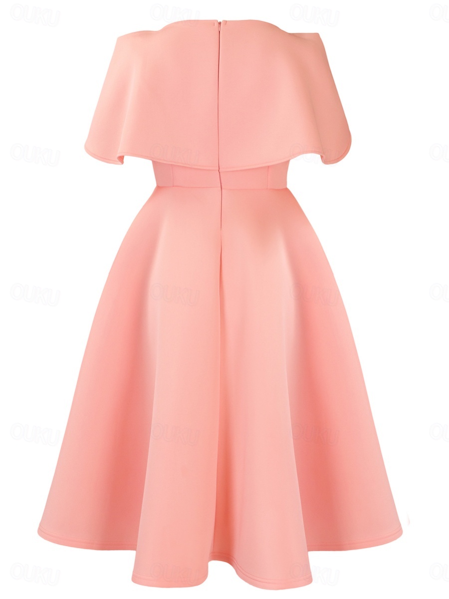 Kentucky Derby Women's Midi Dress A Line Dress Summer Dress Fit And Flare Dress Puff Sleeve Kentucky Derby Women's Midi Dress A Line Dress Summer Dress Fit And Flare Dress Puff Sleeve