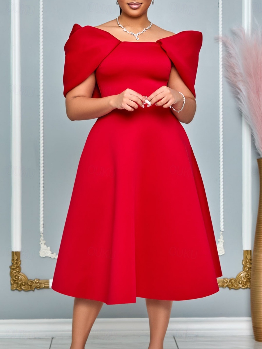 Kentucky Derby Women's Midi Dress A Line Dress Summer Dress Fit And Flare Dress Puff Sleeve Kentucky Derby Women's Midi Dress A Line Dress Summer Dress Fit And Flare Dress Puff Sleeve