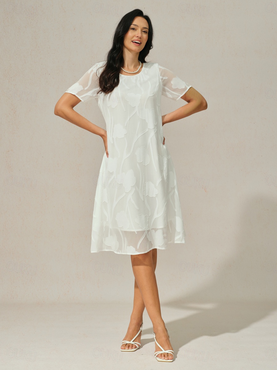 loose fitting chiffon dresses Women's chiffon dress, Black dress, summer dress, casual dress, loose fit layered dress, plus size oversize dress(Q3022) main image 1