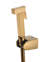 Ti-PVD Gold Handheld Bidet Sprayer with ABS Base and 1.5m Hose