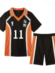 Haikyuu Hinata Shoyo Yamaguchi Tadashi Kei Tsukishima Úbory Animák Manga Anime Harajuku Grafika Kawaii Pro Pro páry Pánské Dámské Dospělé Zpátky do školy Horká ražba