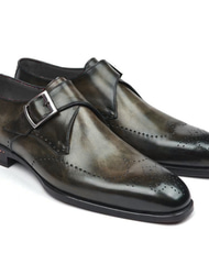 braune Monkstrap-Abendschuhe aus Kunstleder für Herren – klassische Brogue-Flügelkappen-Abendschuhe für Business, Hochzeiten und besondere Anlässe
