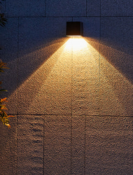 2pcs applique da parete solari luce per recinzione esterna per giardino patio balcone cortile villa portico decorazione cortile atmosfera lampada da parete impermeabile